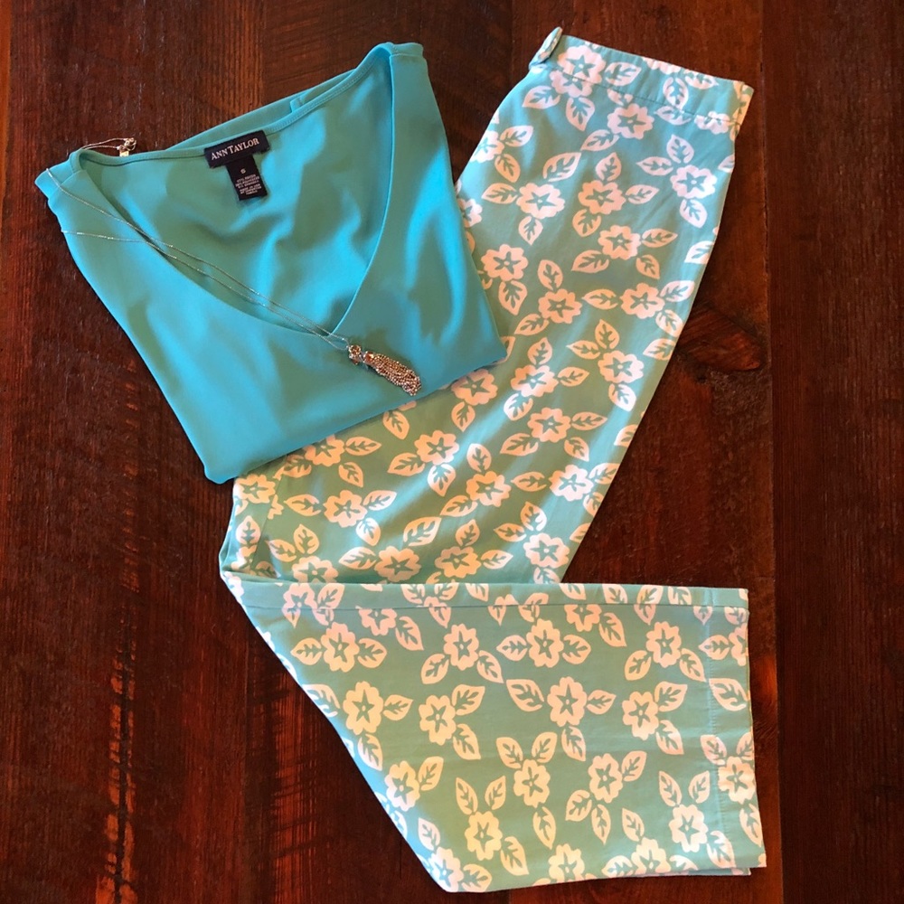 Ann Taylor Loft Petite Ankle/Cropped Pants